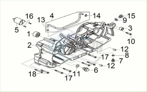 CRUISYM a 125 (LV12W3Z1-EU) (E5) (M3) drawing L. CRANK CASE