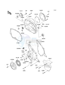 AN 110 D (D2-D3) drawing ENGINE COVER-- S- -