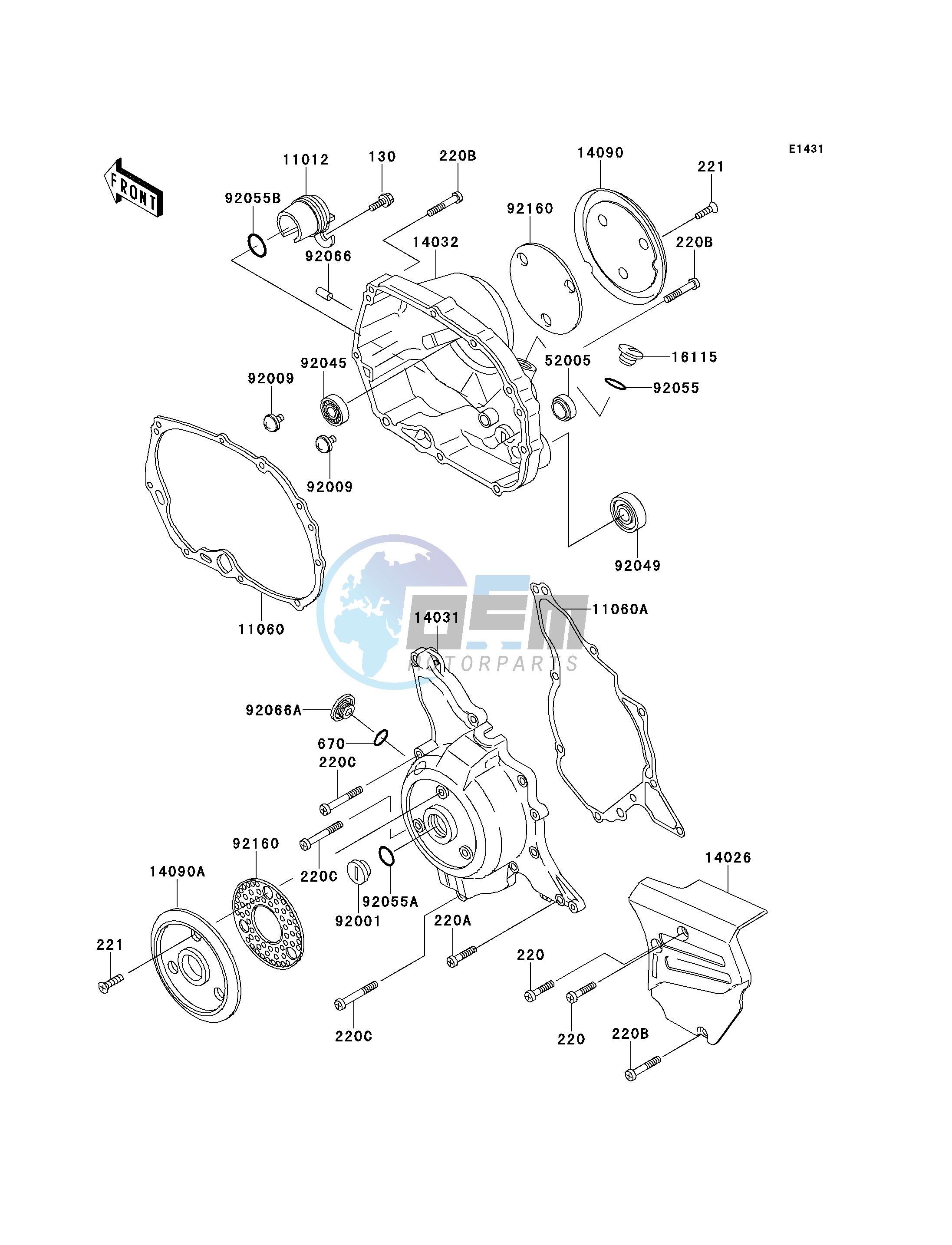 ENGINE COVER-- S- -