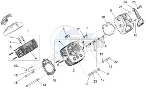 V7 Racer 750 drawing Cylinder head