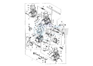 FZR R 600 drawing CARBURETOR