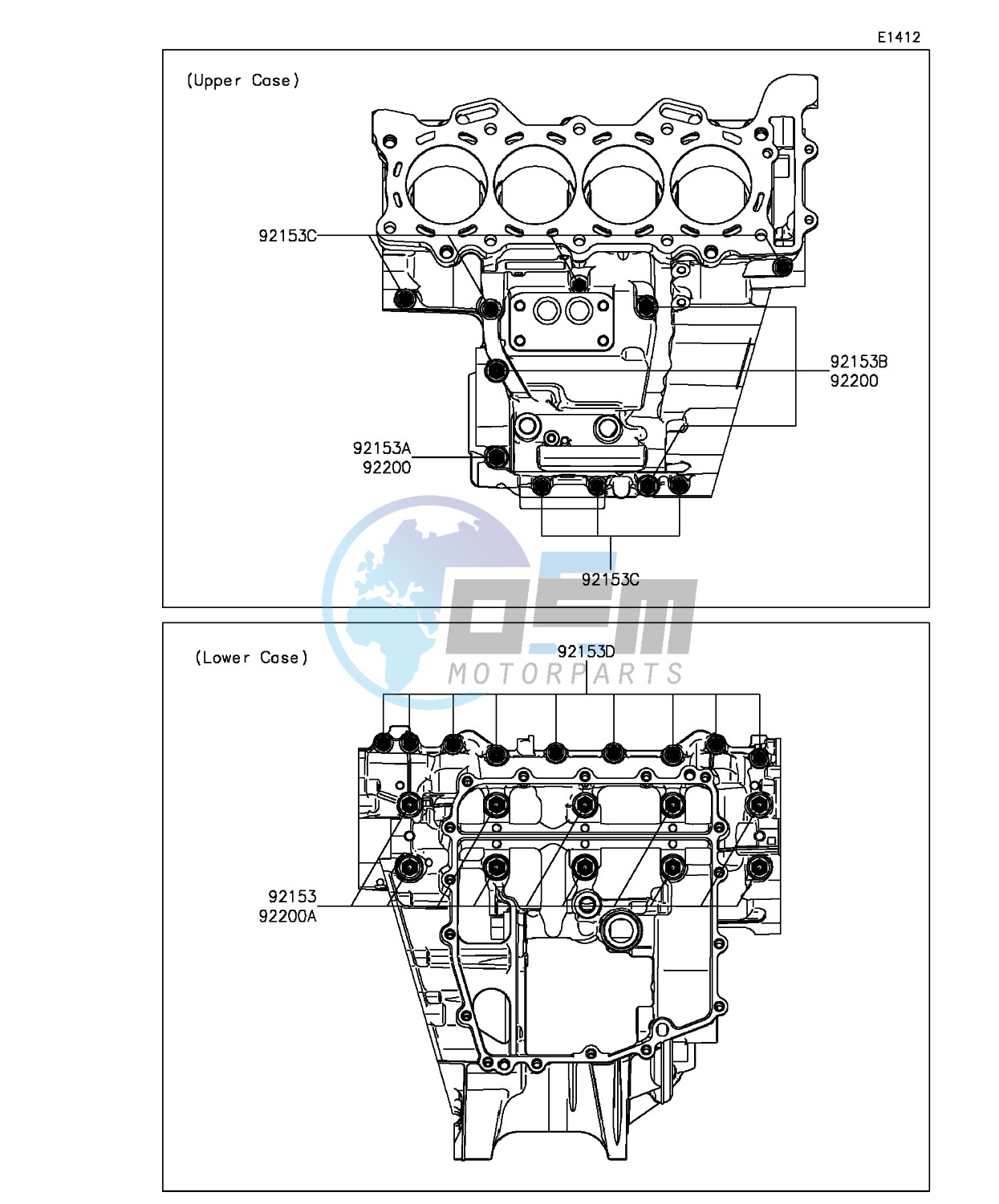 Crankcase Bolt Pattern