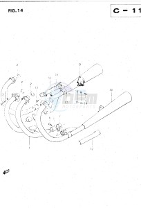 GS500E (Z-D) drawing MUFFLER