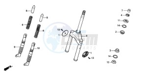 SH50D SCOOPY drawing FRONT FORK