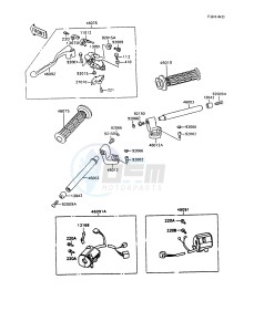 ZX 600 C [NINJA 600R] (C10) [NINJA 600R] drawing HANDLEBAR