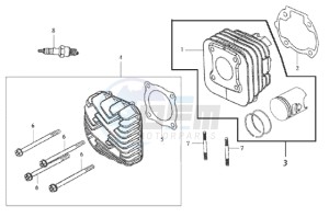 DD50 FIX drawing CYLINDER / CYLINDER HEAD