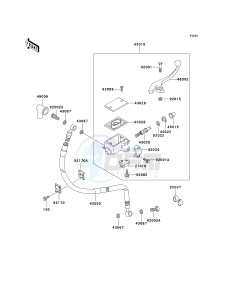 KL 250 D [KLR250] (D15-D19) [KLR250] drawing FRONT MASTER CYLINDER