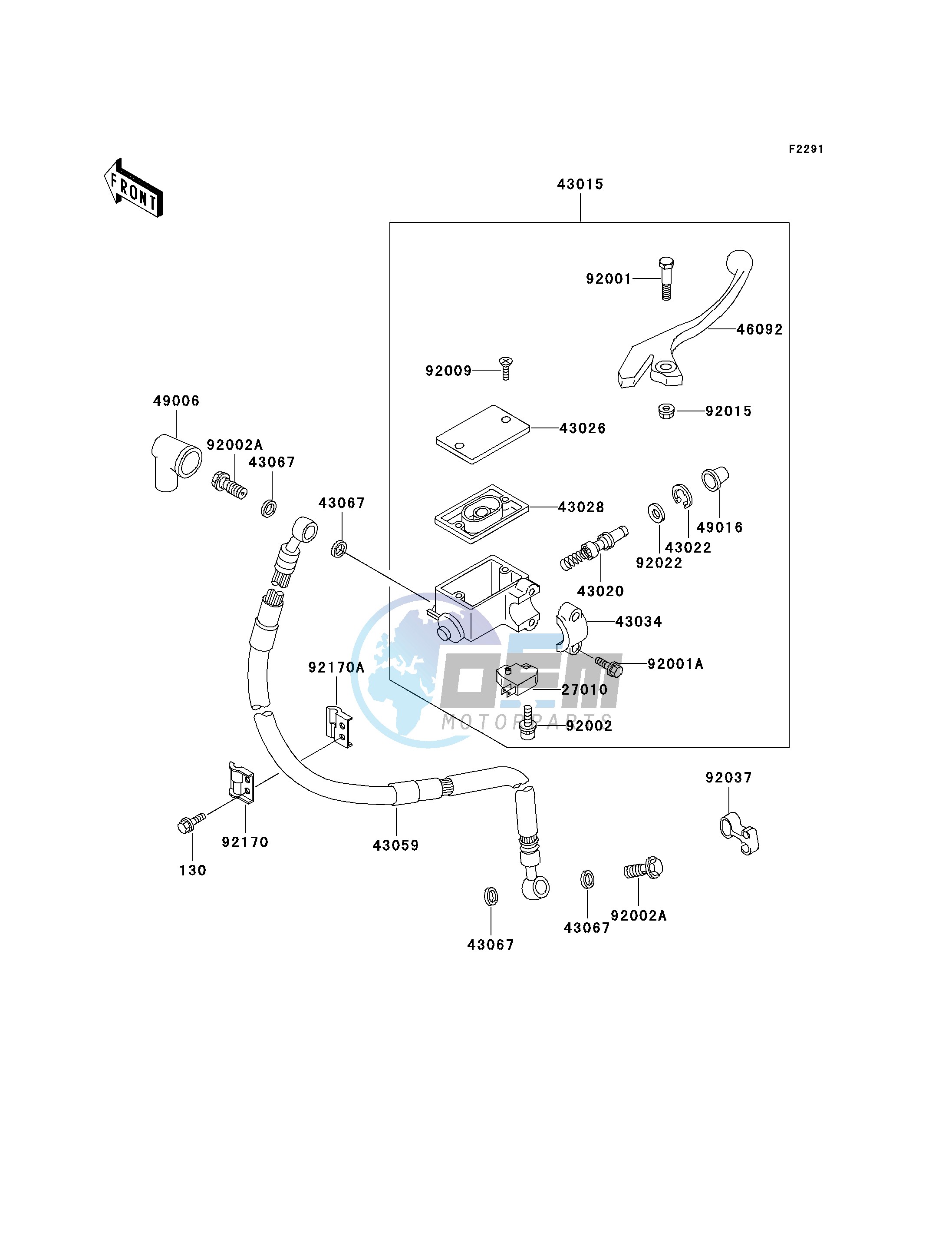 FRONT MASTER CYLINDER