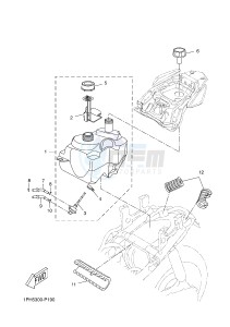 NS50N NITRO NAKED (1PL7 1PL7) drawing FUEL TANK