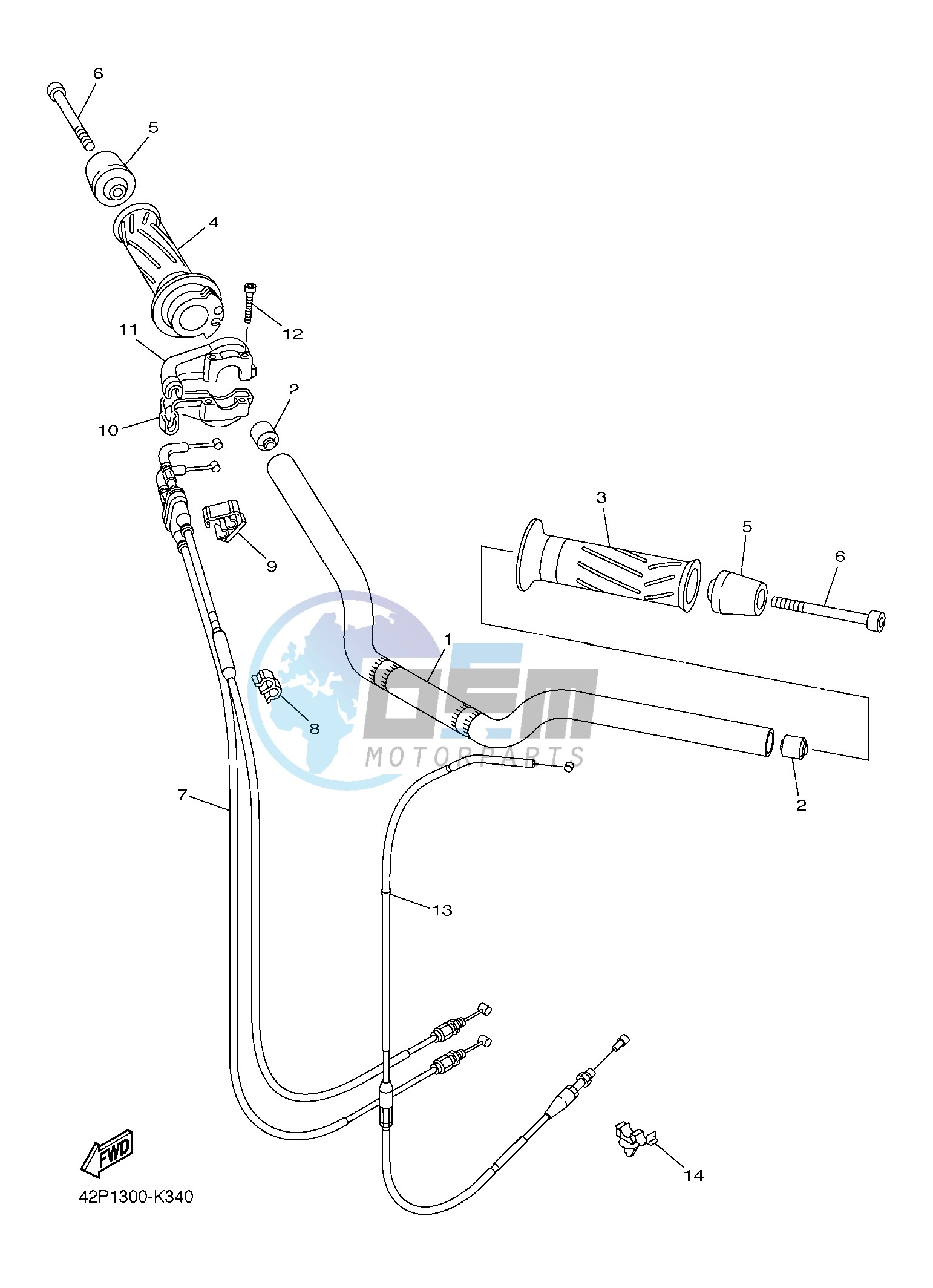 STEERING HANDLE & CABLE