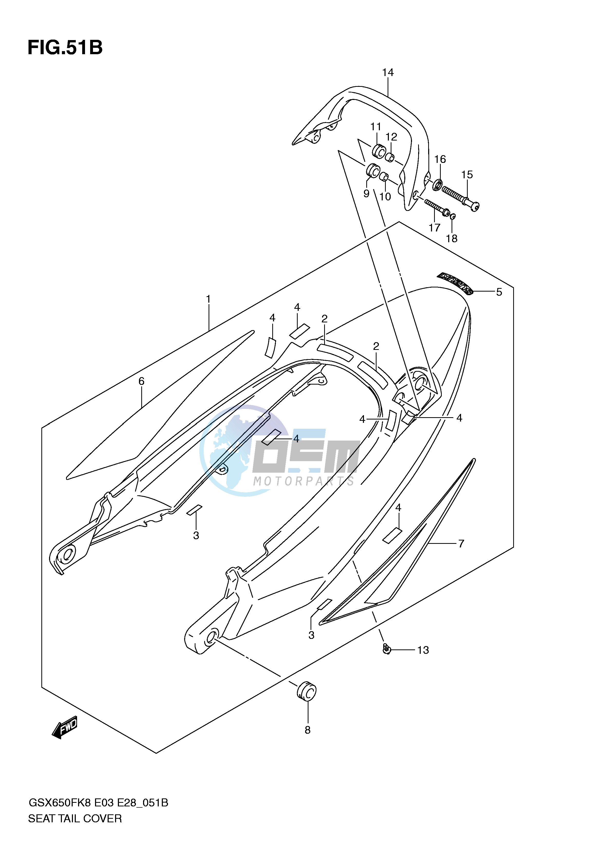 SEAT TAIL COVER (MODEL L0)