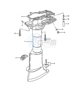 DT 5 drawing Drive Shaft Housing