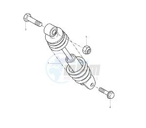 BW'S NAKED 50 drawing REAR SHOCK ABSORBER