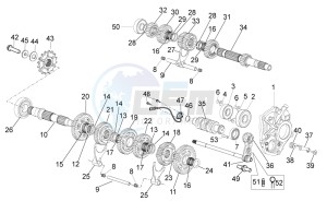 Tuono V4 1100 Factory (USA-CND) USA-CND drawing Gear box