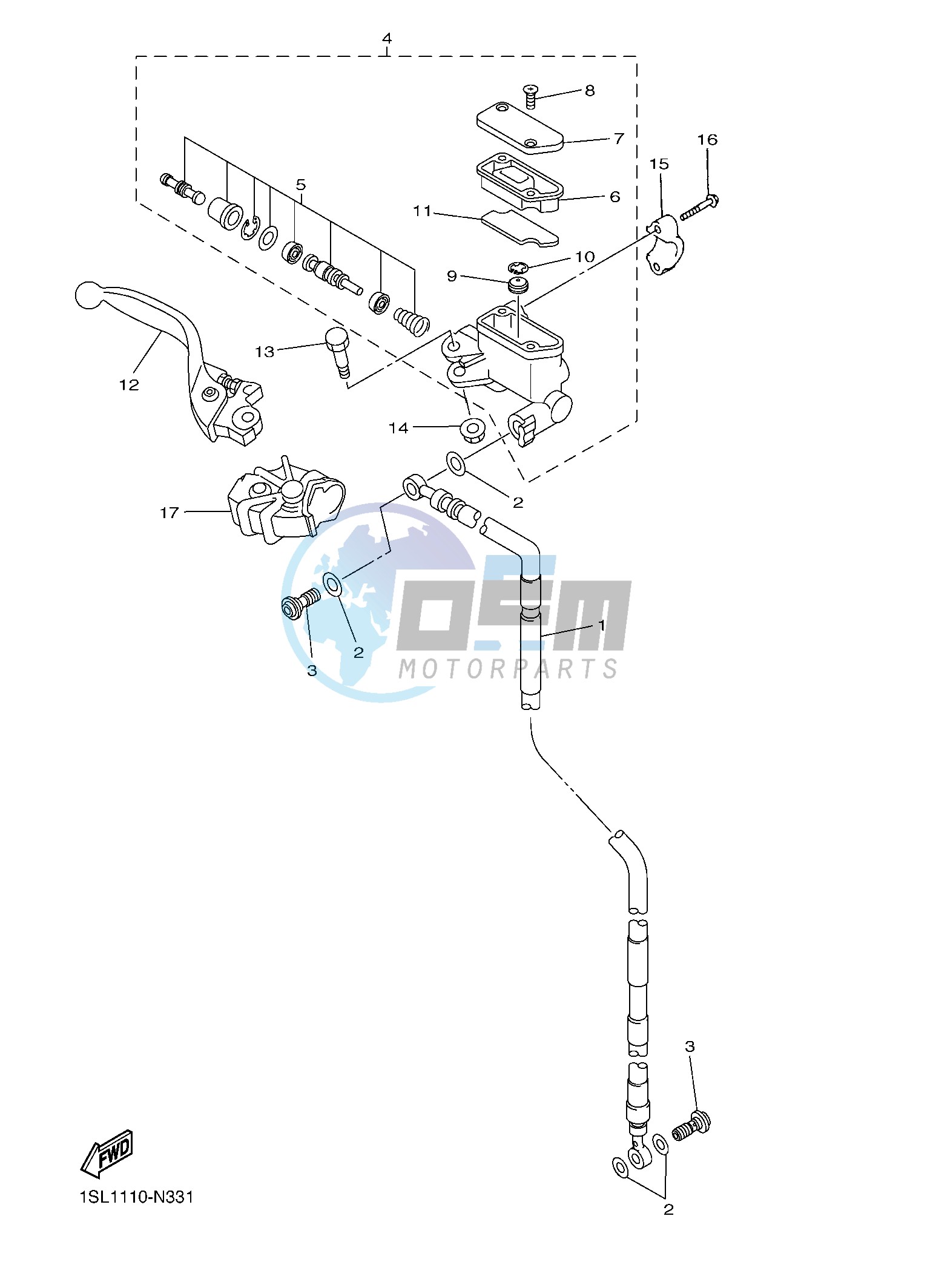 FRONT MASTER CYLINDER