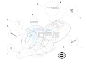 LXV 150 4T 3V IE NOABS E3 (APAC) drawing Plates - Emblems