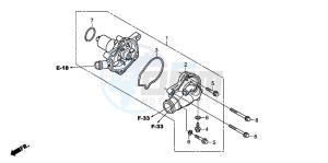 XL700VA drawing WATER PUMP