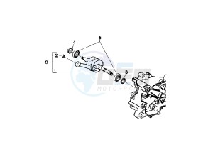 Runner SP 50 drawing Crankshaft