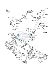 KFX700 KSV700A9F EU drawing Frame