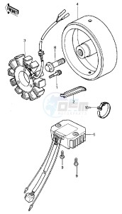 KZ 440 D [LTD BELT] (D1) [LTD BELT] drawing GENERATOR_REGULATOR -- 80 D1- -