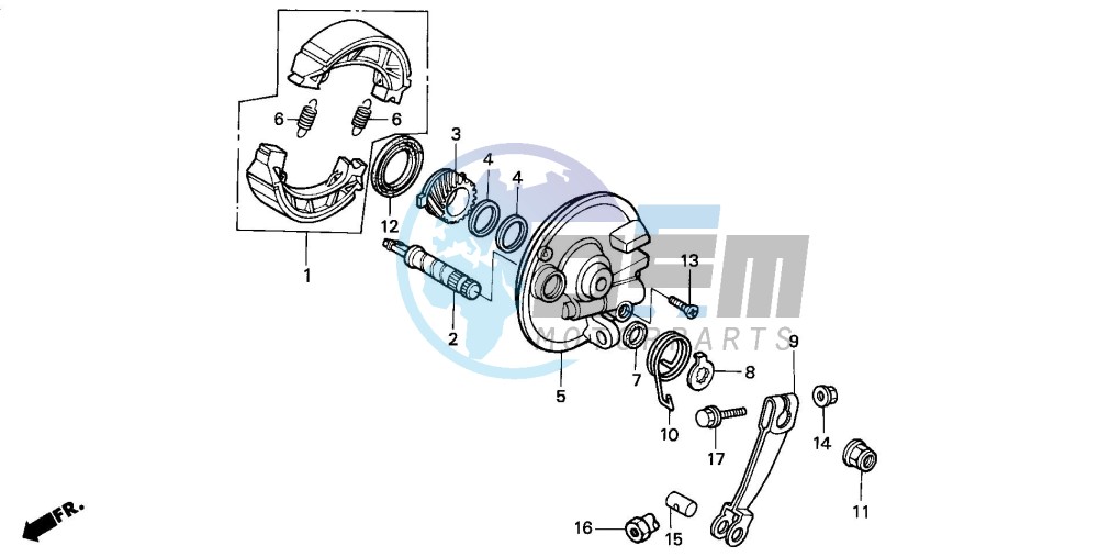 FRONT BRAKE PANEL