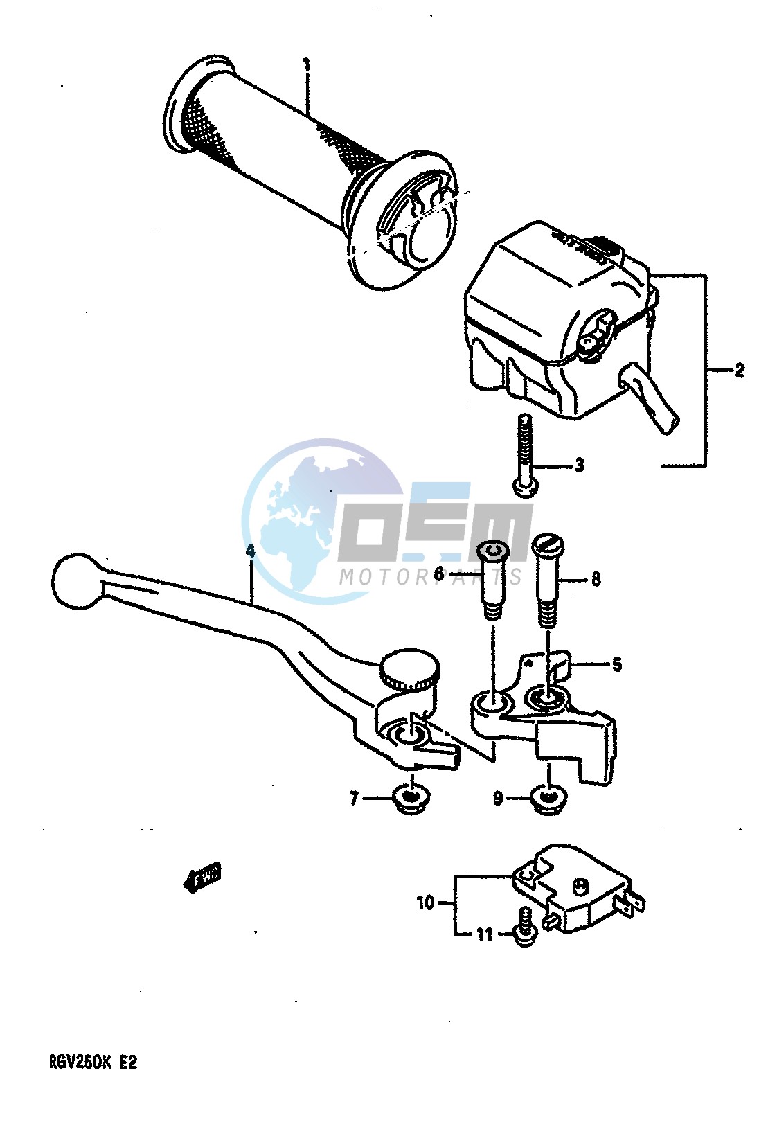 RH HANDLE SWITCH