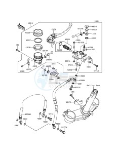 NINJA_ZX-6R ZX636EDF FR GB XX (EU ME A(FRICA) drawing Front Master Cylinder