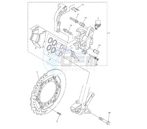 YZ LC 125 drawing FRONT BRAKE CALIPER