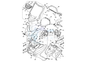 YP MAJESTY 250 drawing FRONT BODY