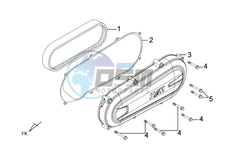 CRANKCASE COVER LEFT