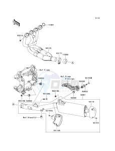 ZG 1400 A [CONCOURS 14 ABS] (8F-9F) A8F drawing MUFFLER-- S- -