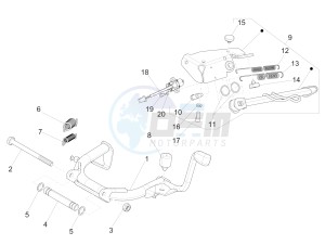 125 4T 3V ie Primavera (APAC) drawing Stand/s