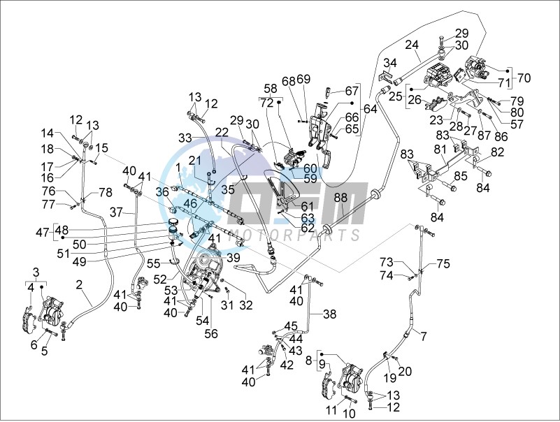 Brakes hose  - Calipers