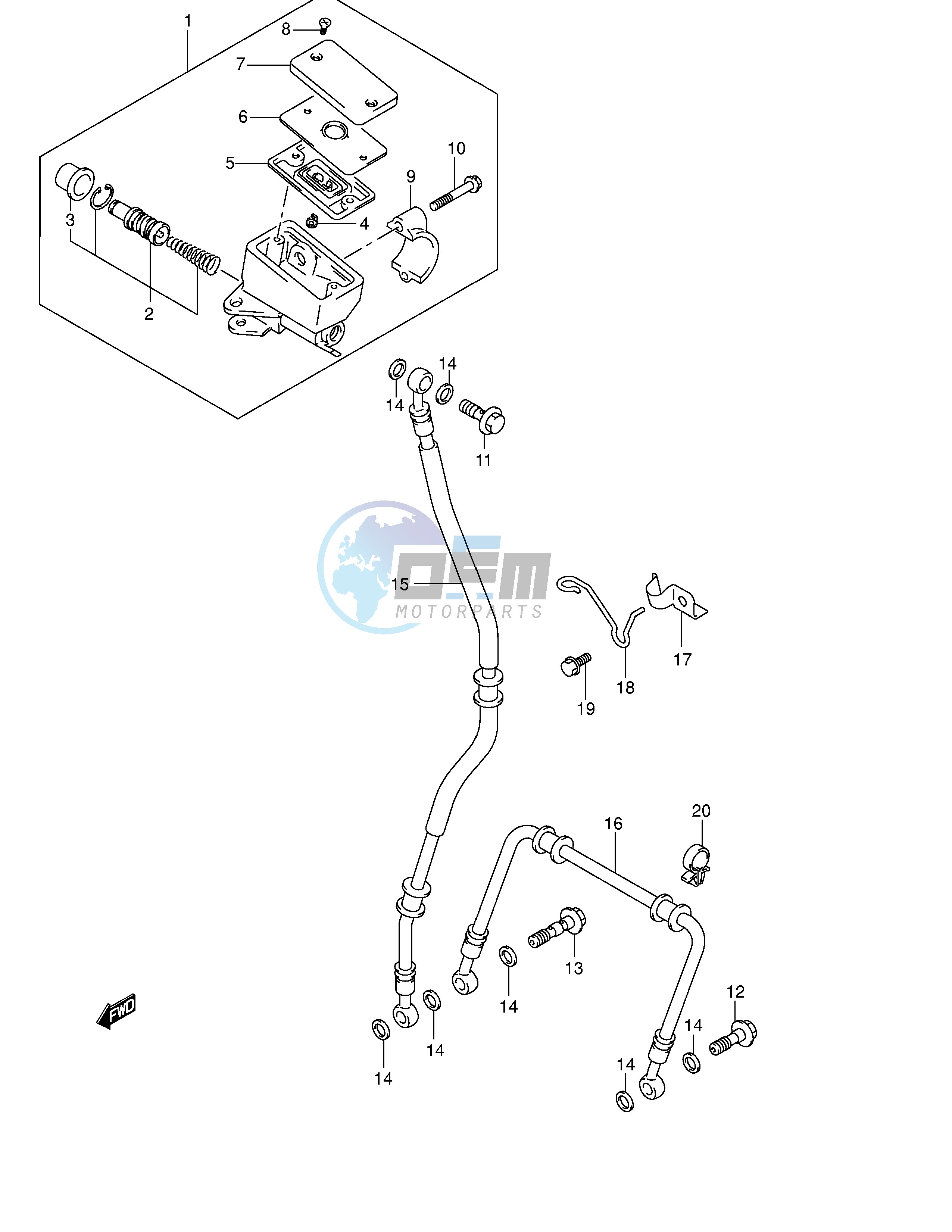 FRONT BRAKE HOSE