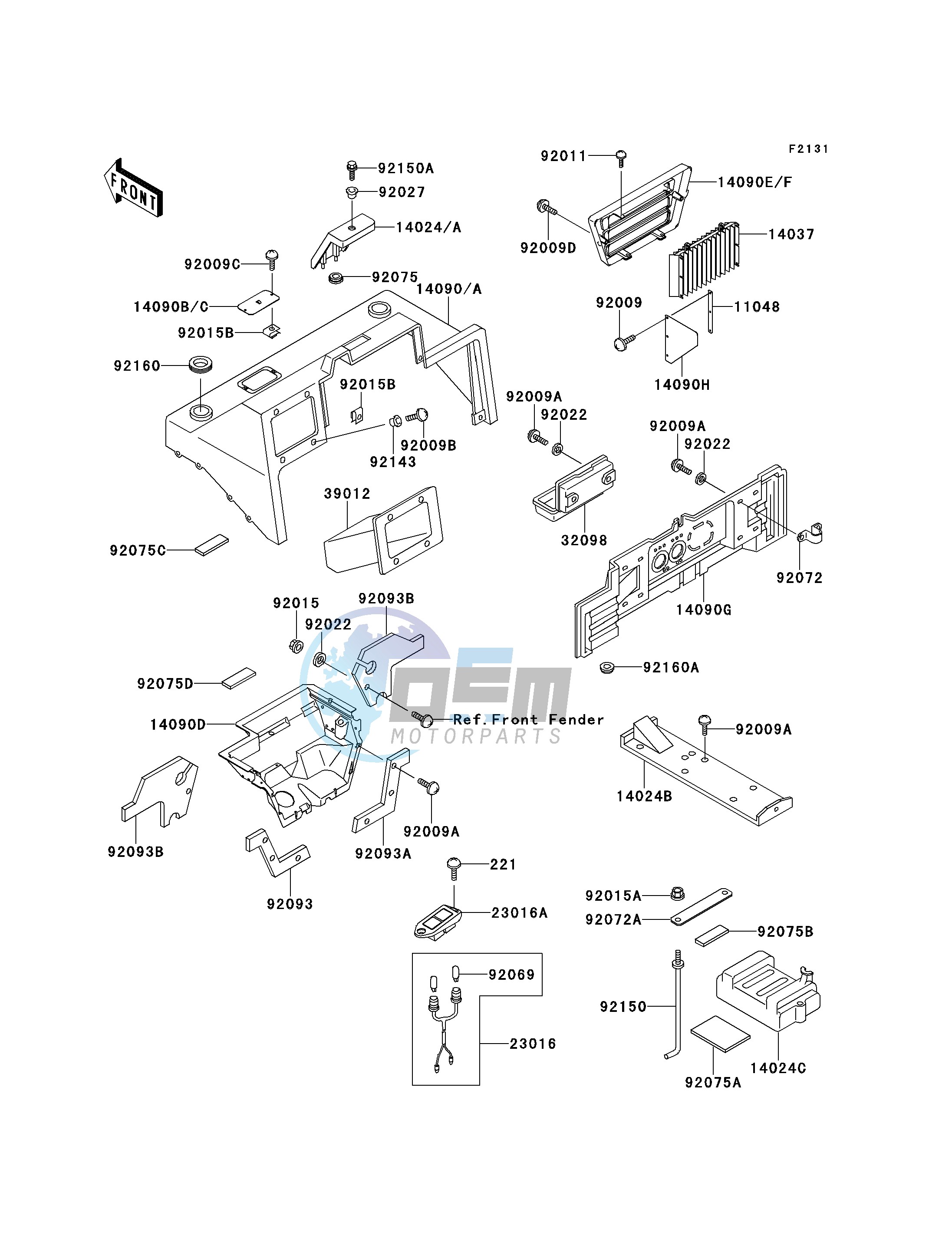 FRAME FITTINGS -- COVER- -