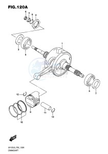 UH125 BURGMAN EU drawing CRANKSHAFT