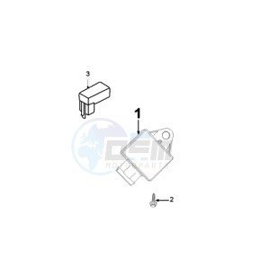 LUDIX 10 SP BLASTER drawing ELECTRONIC PART WITH CDI