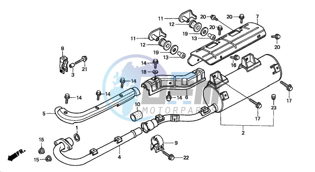 EXHAUST MUFFLER