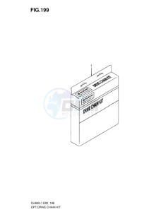 DL650 ABS V-STROM EU-UK drawing DRIVE CHAIN SET