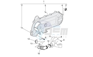 Sport City One 50 4t 4v USA-Canada USA CANADA drawing Variator cover