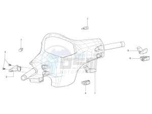 LX 150 4T ie USA drawing Selectors - Switches - Buttons