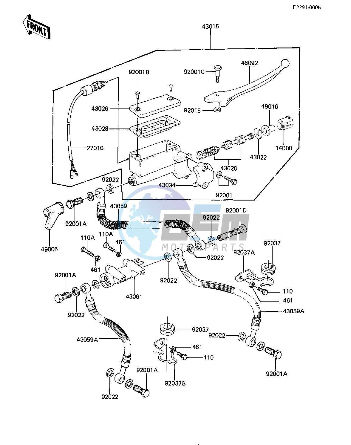 FRONT MASTER CYLINDER