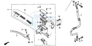 SFX50SMM drawing FR. BRAKE MASTER CYLINDER (1)