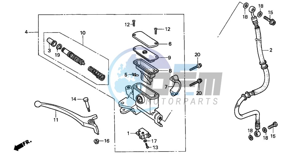 FR. BRAKE MASTER CYLINDER (1)