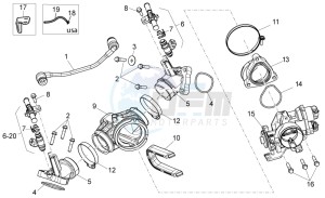 NA 850 Mana drawing Throttle body