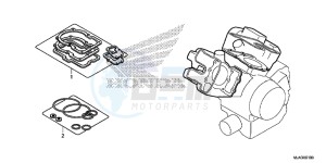 VT750C2SD UK - (E) drawing GASKET KIT A