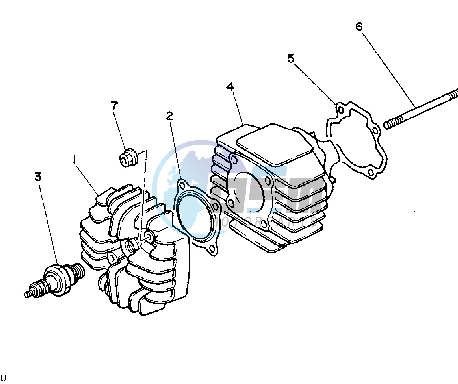 CYLINDER AND HEAD