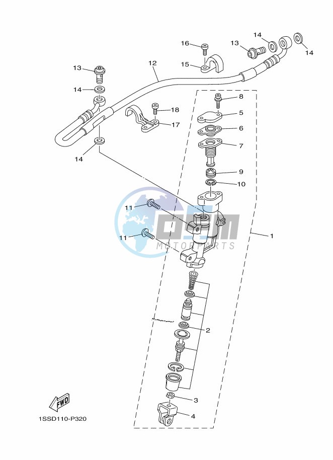 REAR MASTER CYLINDER