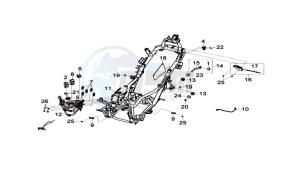 GTS 300I ABS L6 drawing FRAME