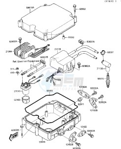 JB 650 A [JET MATE] (A1-A2) [JET MATE] drawing IGNITION SYSTEM